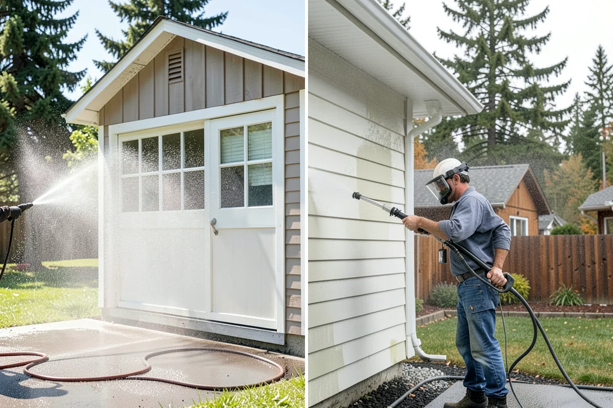 Deck Washing in Federal Way, King County, WA - Clear the deck and protect nearby plants