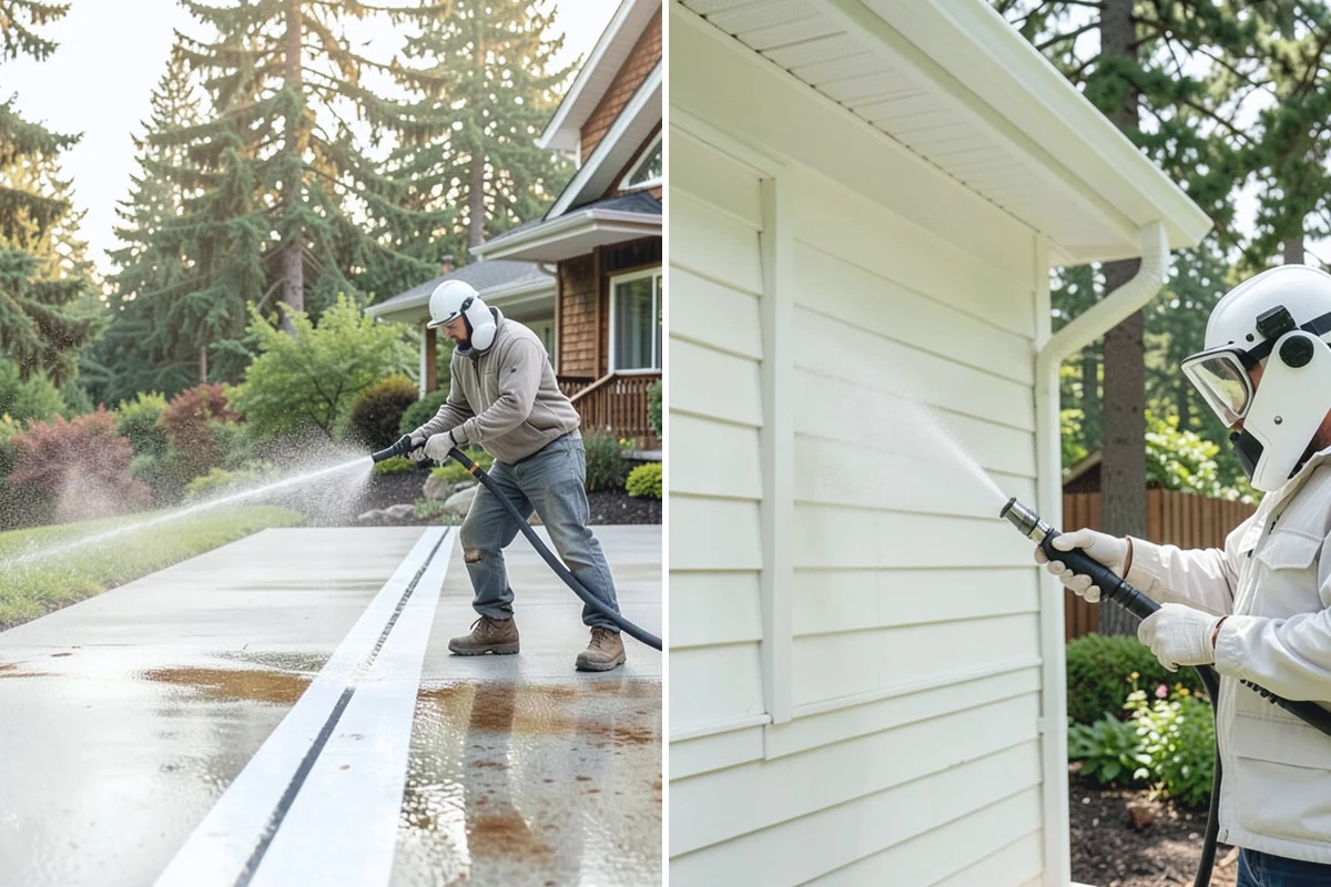 Deck Washing in Gold Bar, Snohomish County, WA - Clear the deck and protect nearby plants