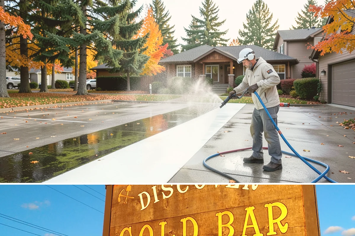 Deck Washing in Gold Bar, Snohomish County, WA - Wash decks in early summer so the wood can dry and take a finish before fall.