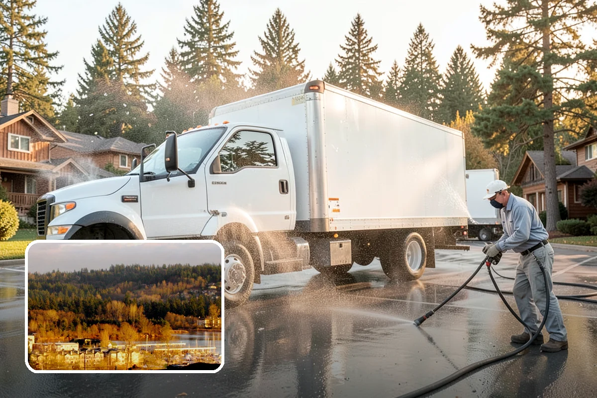 Deck Washing in Kenmore, King County, WA - Lifts algae, mildew, and grey weathering