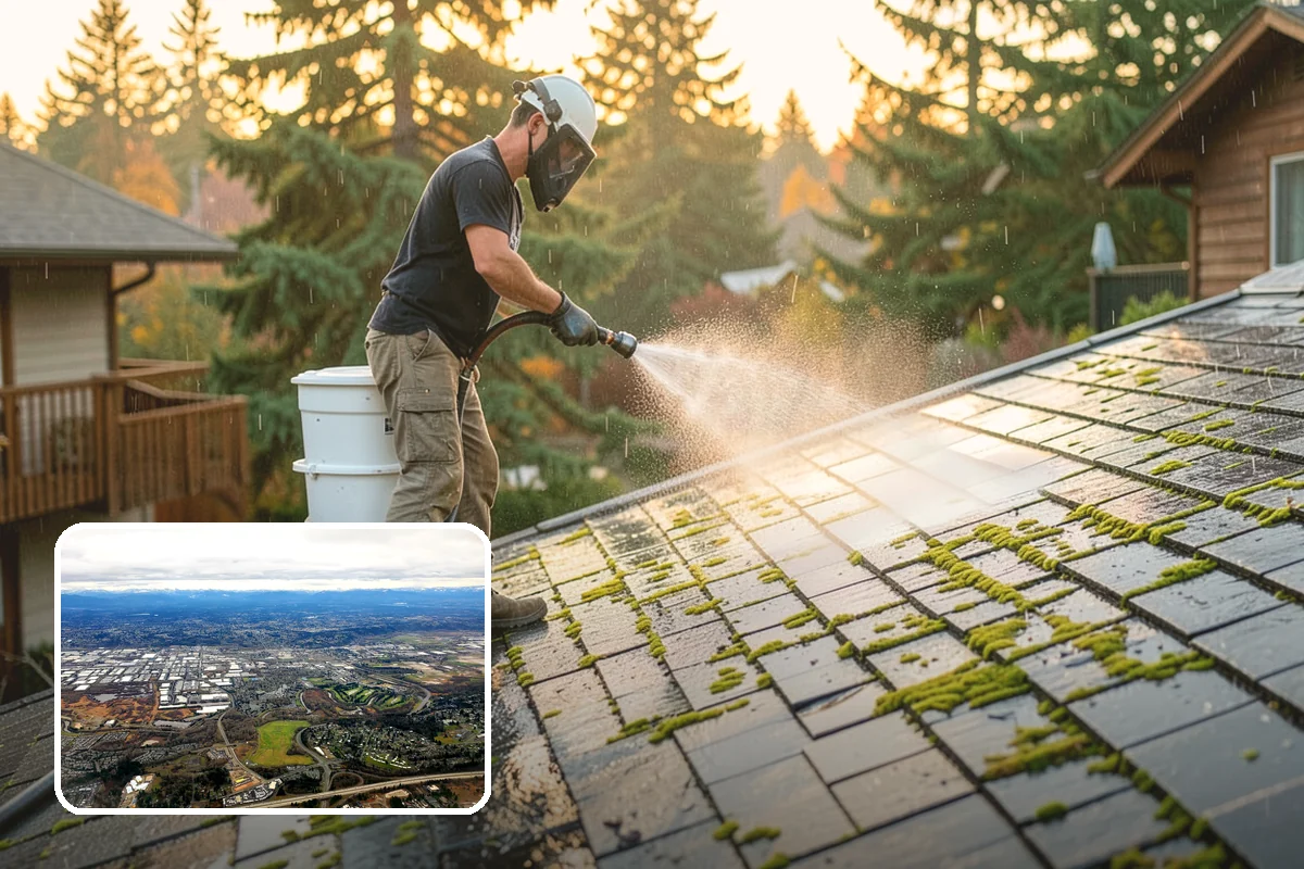 Deck Washing in Kent, King County, WA - Lifts algae, mildew, and grey weathering