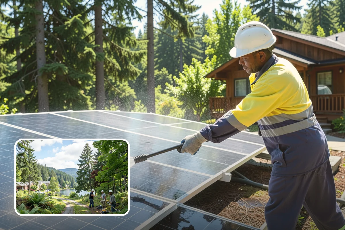 Deck Washing in Lake Forest Park, King County, WA - Lifts algae, mildew, and grey weathering