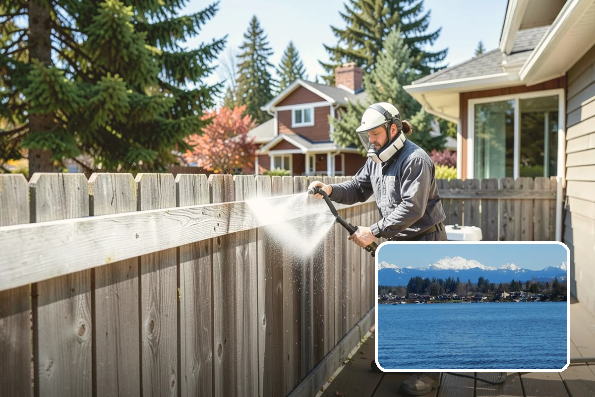 Deck Washing in Lake Stevens, Snohomish County, WA - Lifts algae, mildew, and grey weathering