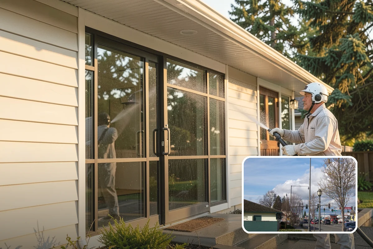 Deck Washing in Marysville, Snohomish County, WA - Lifts algae, mildew, and grey weathering