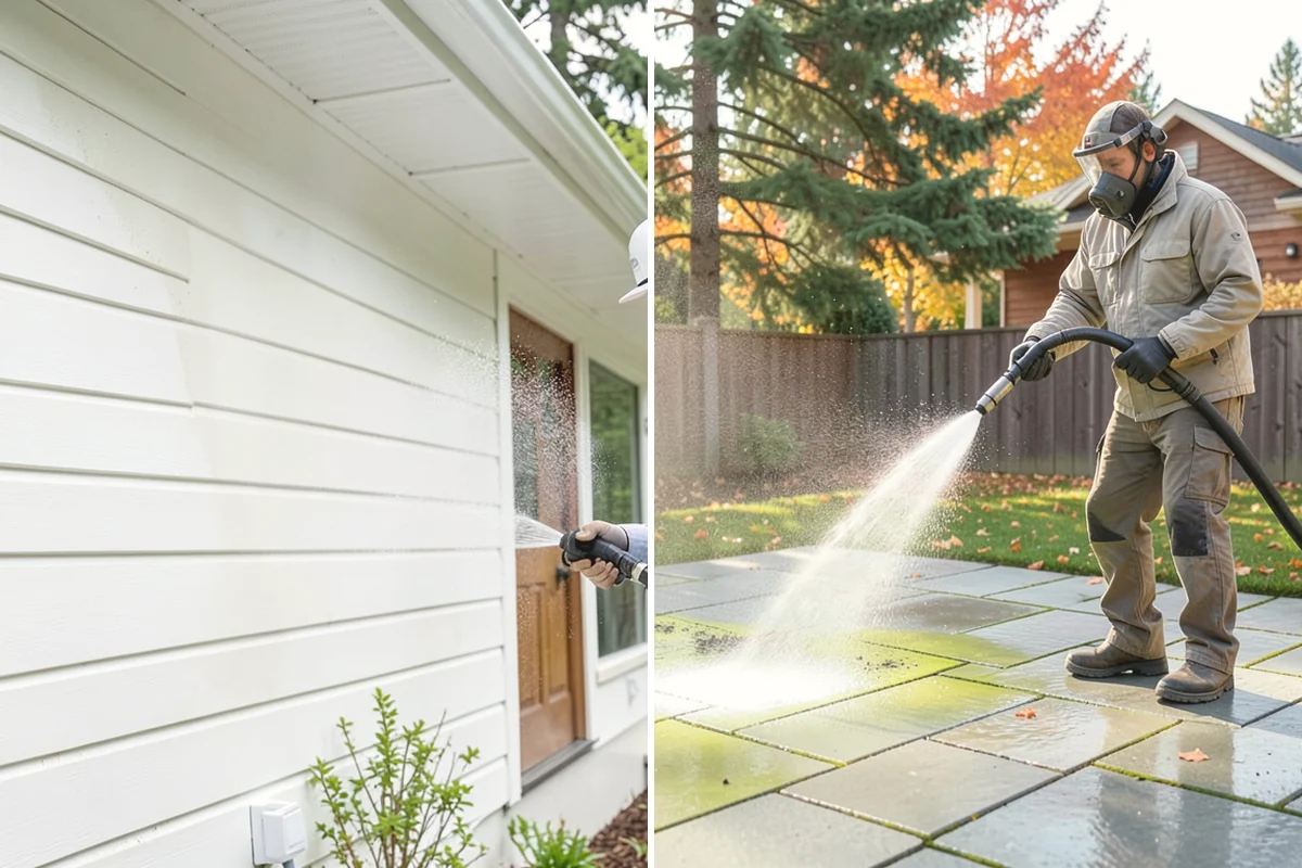 Deck Washing in Mercer Island, King County, WA - Clear the deck and protect nearby plants