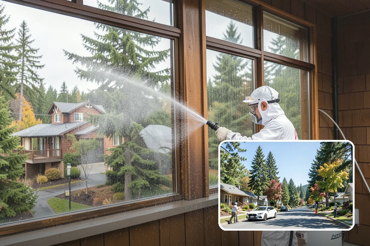 Deck Washing in Orting, Pierce County, WA - Lifts algae, mildew, and grey weathering