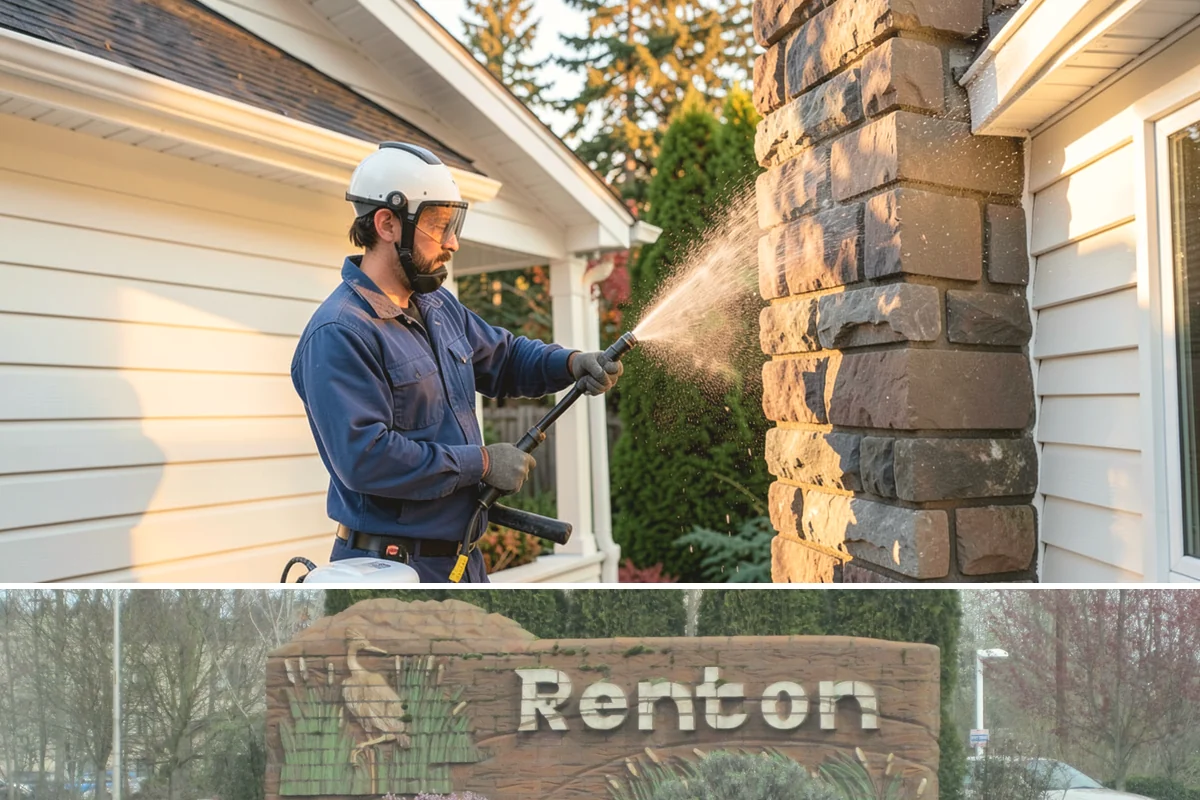 Deck Washing in Renton, King County, WA - Wash decks in early summer so the wood can dry and take a finish before fall.