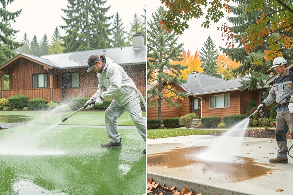 Deck Washing in Snohomish, Snohomish County, WA - Clear the deck and protect nearby plants