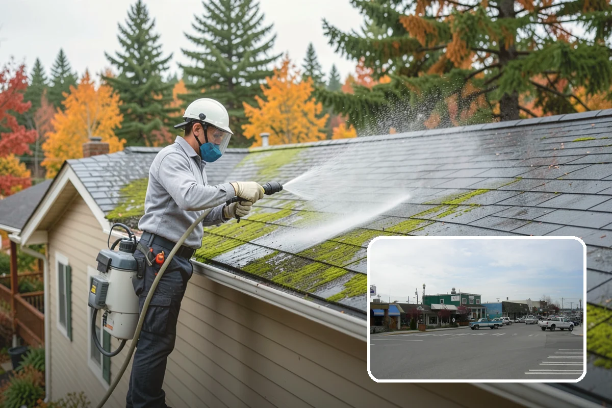 Deck Washing in Stanwood, Snohomish County, WA - Lifts algae, mildew, and grey weathering