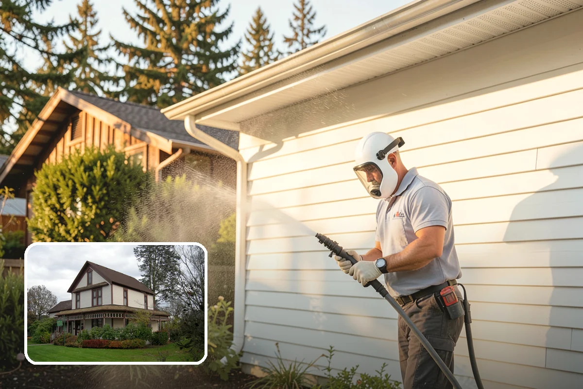 Deck Washing in Sumner, Pierce County, WA - Lifts algae, mildew, and grey weathering