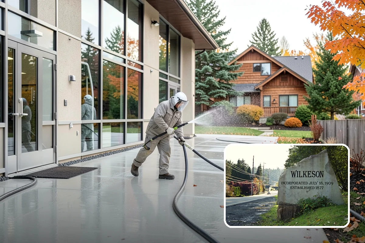 Deck Washing in Wilkeson, Pierce County, WA - Lifts algae, mildew, and grey weathering