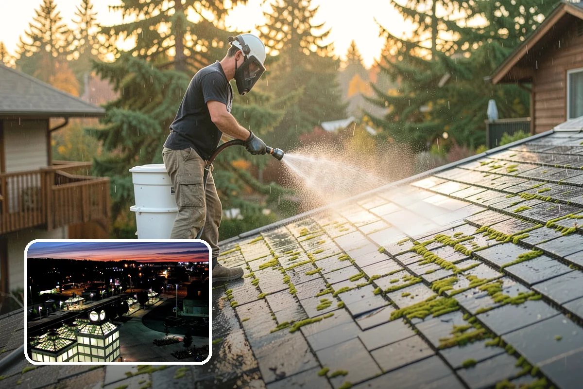 Decorative Concrete Cleaning in Auburn, King County, WA - Preserves integral color and stamped detail