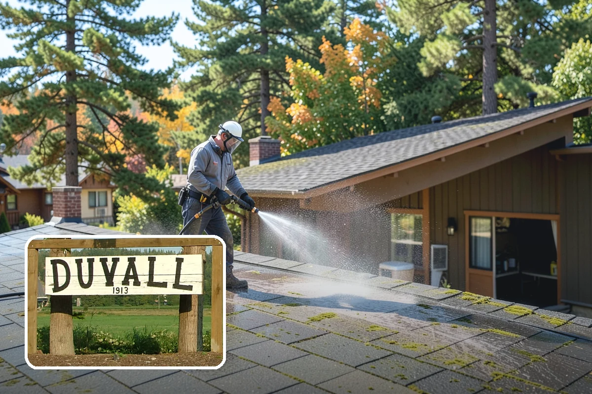 Decorative Concrete Cleaning in Duvall, King County, WA - Preserves integral color and stamped detail