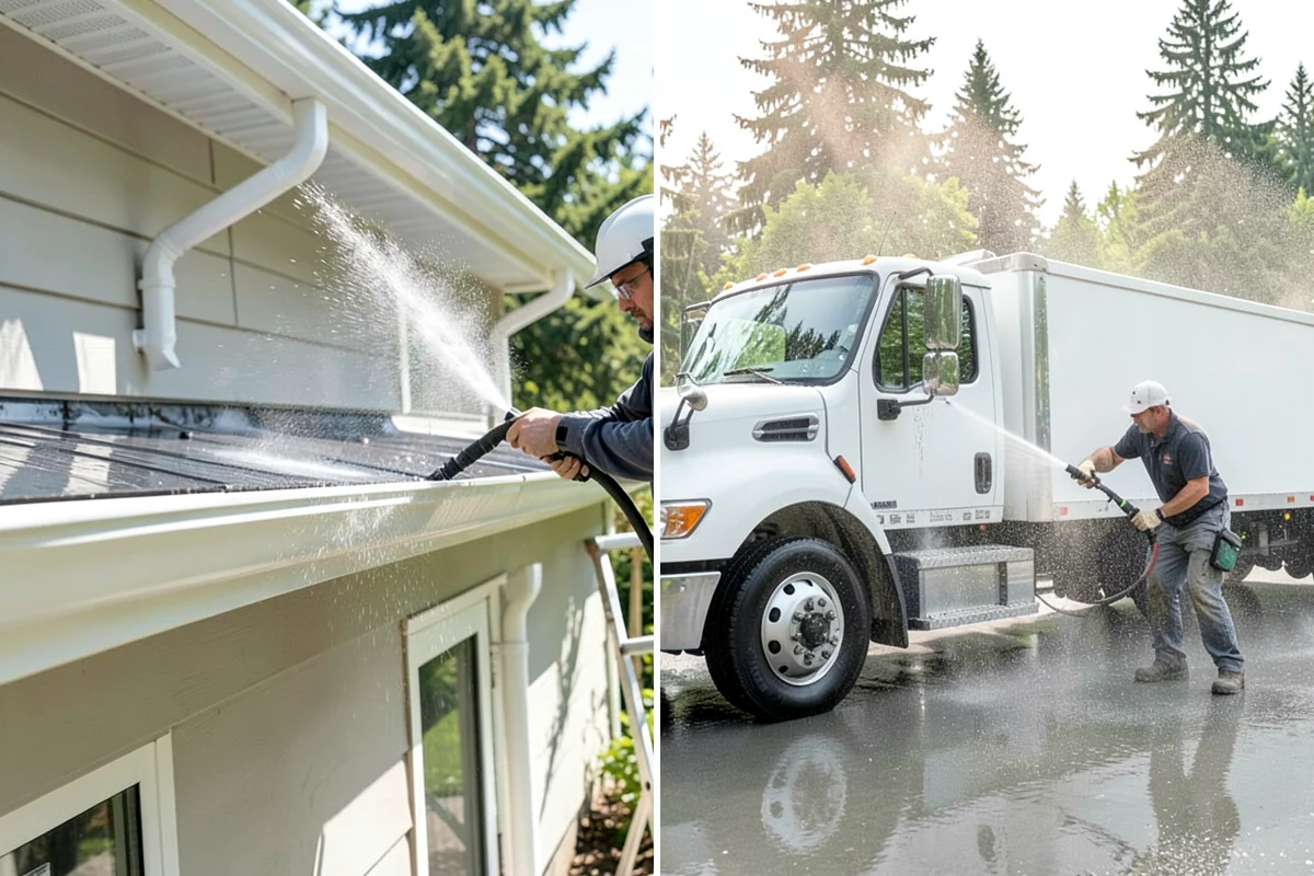Decorative Concrete Cleaning in Federal Way, King County, WA - Clear the patio and inspect the sealer condition
