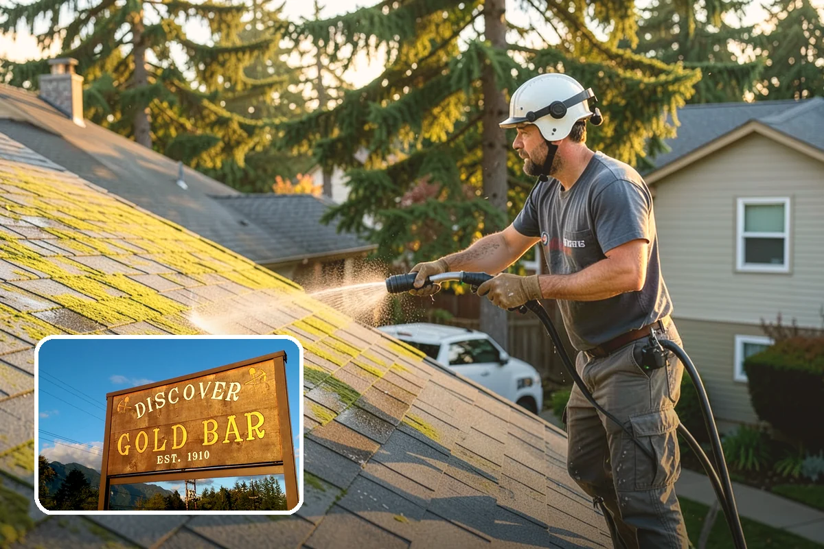 Decorative Concrete Cleaning in Gold Bar, Snohomish County, WA - Preserves integral color and stamped detail