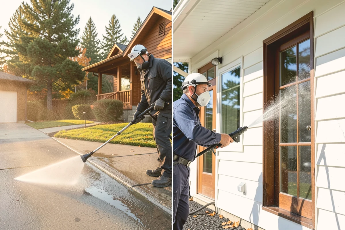 Decorative Concrete Cleaning in Kirkland, King County, WA - Clear the patio and inspect the sealer condition