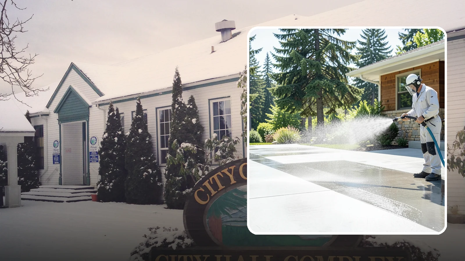Decorative Concrete Cleaning in Pacific, King County, WA - Clean stamped and decorative concrete patios without stripping their color or protective sealer.