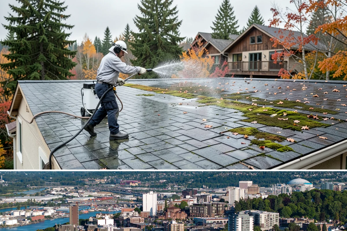 Decorative Concrete Cleaning in Tacoma, Pierce County, WA - Decorative concrete cleans and reseals best in dry summer weather for proper sealer cure.