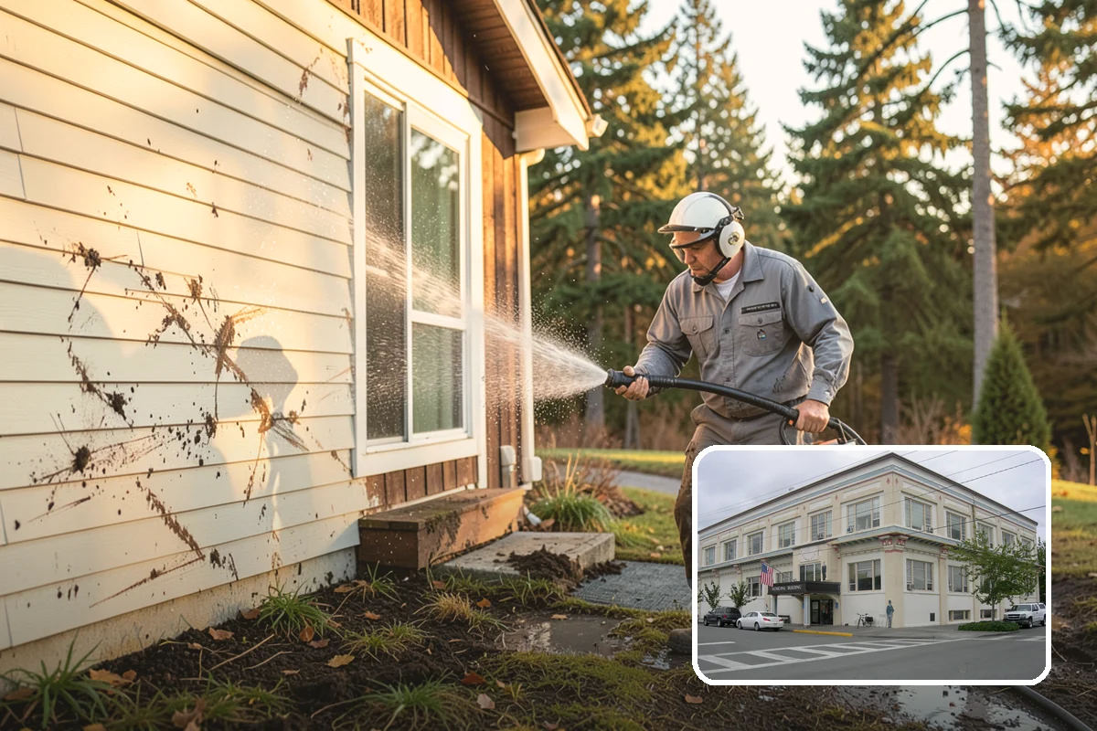 Decorative Rock Cleaning in Anacortes, Skagit County, WA - Restores the natural color of landscape stone