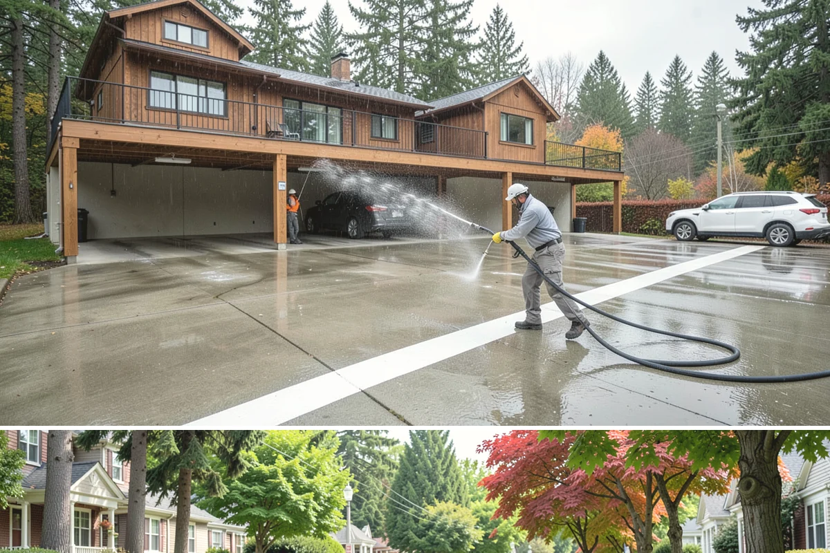 Decorative Rock Cleaning in Beaux Arts Village, King County, WA - Decorative rock is best cleaned in spring to clear winter debris and again in fall after leaf drop.