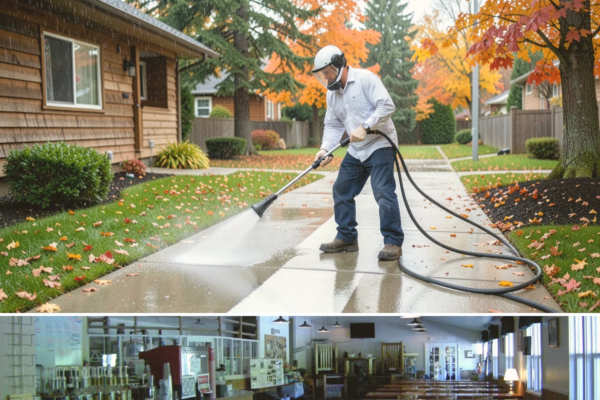 Decorative Rock Cleaning in Black Diamond, King County, WA - Decorative rock is best cleaned in spring to clear winter debris and again in fall after leaf drop.