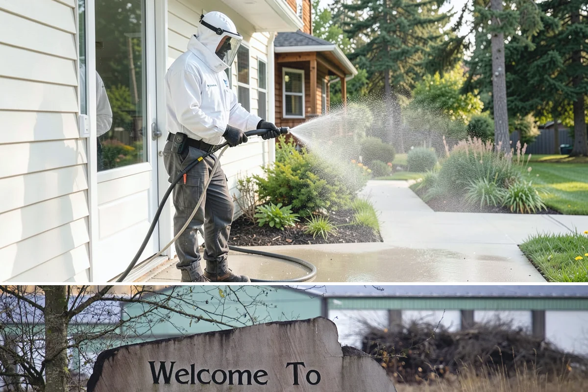 Decorative Rock Cleaning in Buckley, Pierce County, WA - Decorative rock is best cleaned in spring to clear winter debris and again in fall after leaf drop.