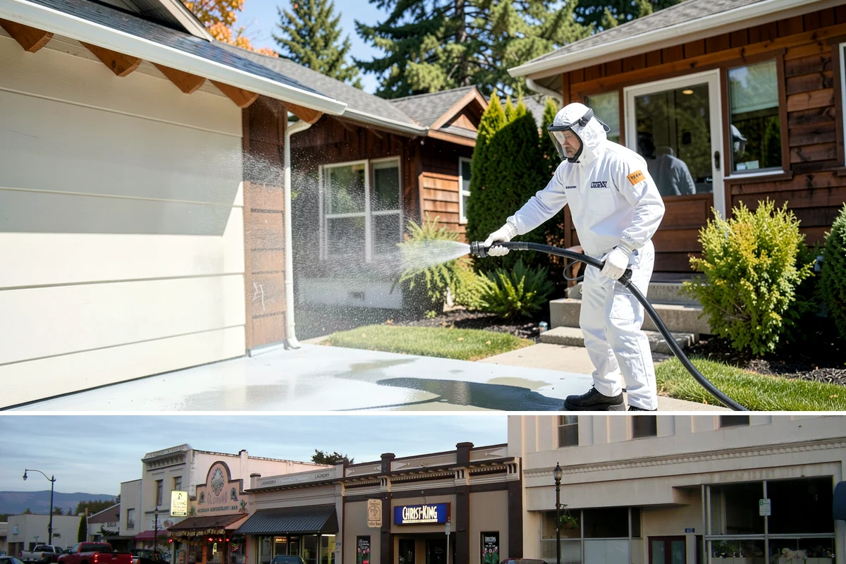Decorative Rock Cleaning in Burlington, Skagit County, WA - Decorative rock is best cleaned in spring to clear winter debris and again in fall after leaf drop.