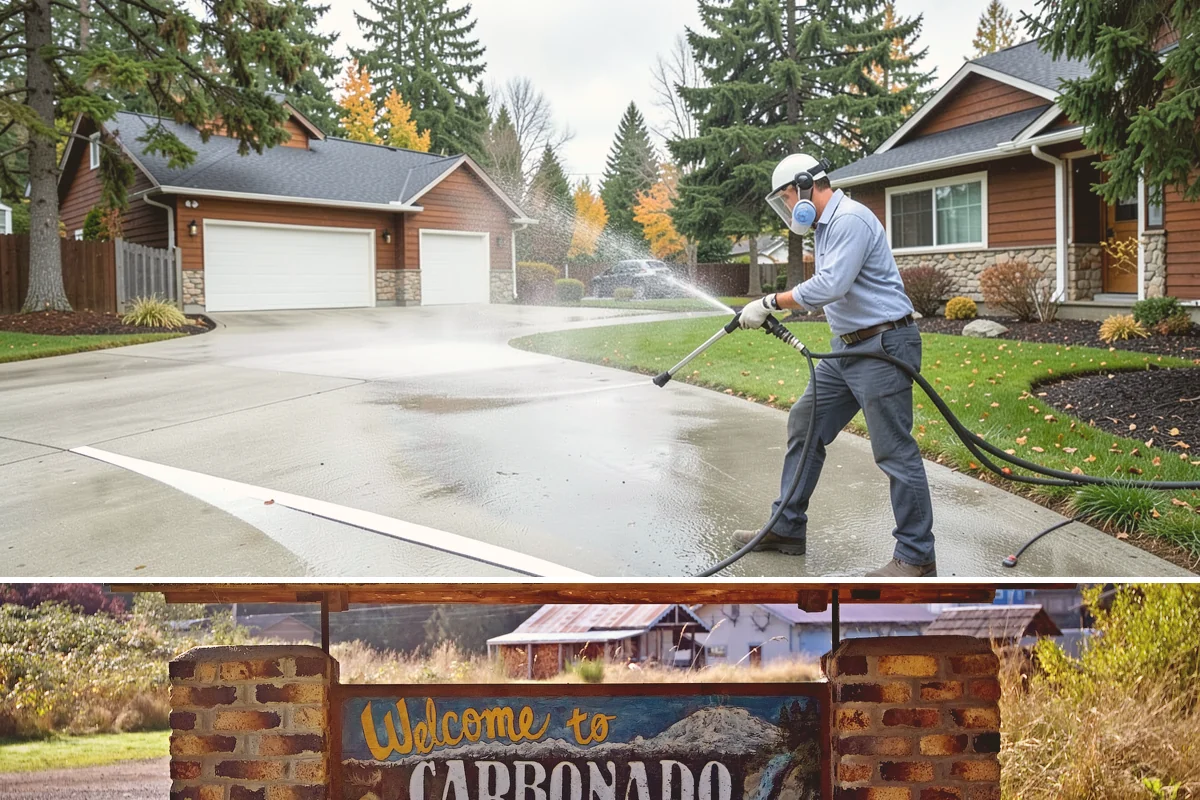 Decorative Rock Cleaning in Carbonado, Pierce County, WA - Decorative rock is best cleaned in spring to clear winter debris and again in fall after leaf drop.
