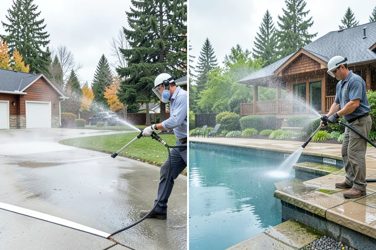 Decorative Rock Cleaning in Clyde Hill, King County, WA - Clear leaves and large debris from the bed