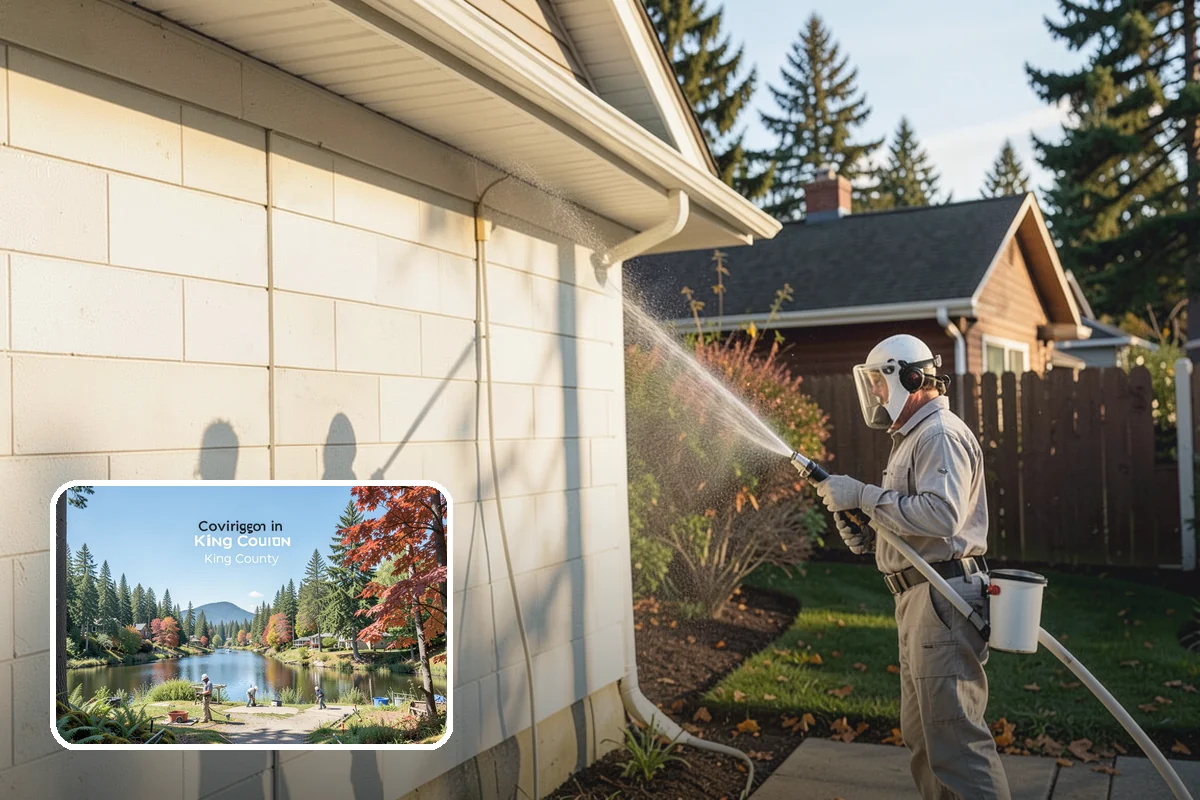 Decorative Rock Cleaning in Covington, King County, WA - Restores the natural color of landscape stone