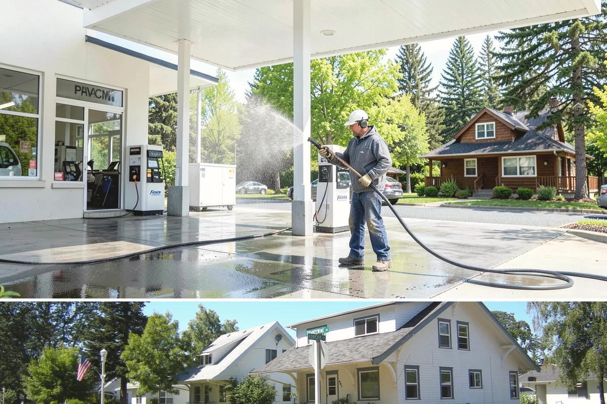 Decorative Rock Cleaning in DuPont, Pierce County, WA - Decorative rock is best cleaned in spring to clear winter debris and again in fall after leaf drop.