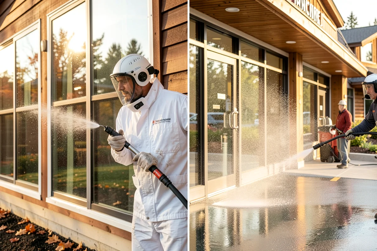 Decorative Rock Cleaning in Enumclaw, King County, WA - Clear leaves and large debris from the bed