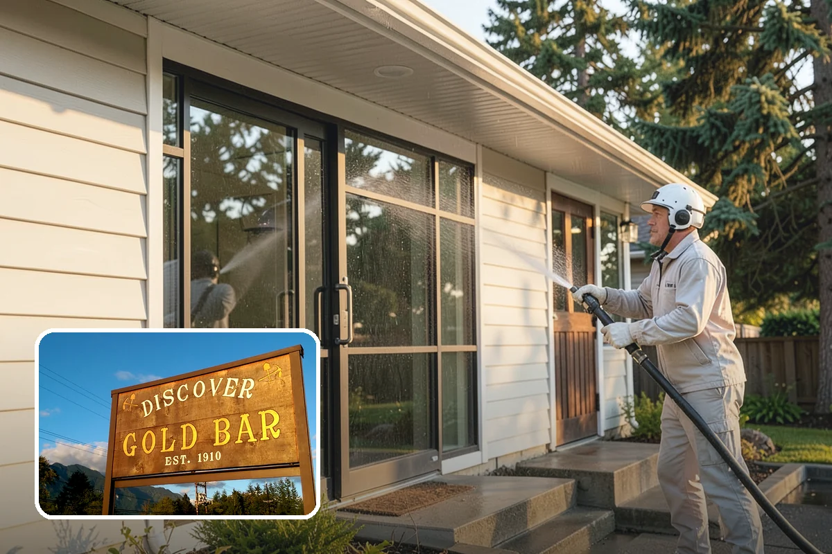 Decorative Rock Cleaning in Gold Bar, Snohomish County, WA - Restores the natural color of landscape stone