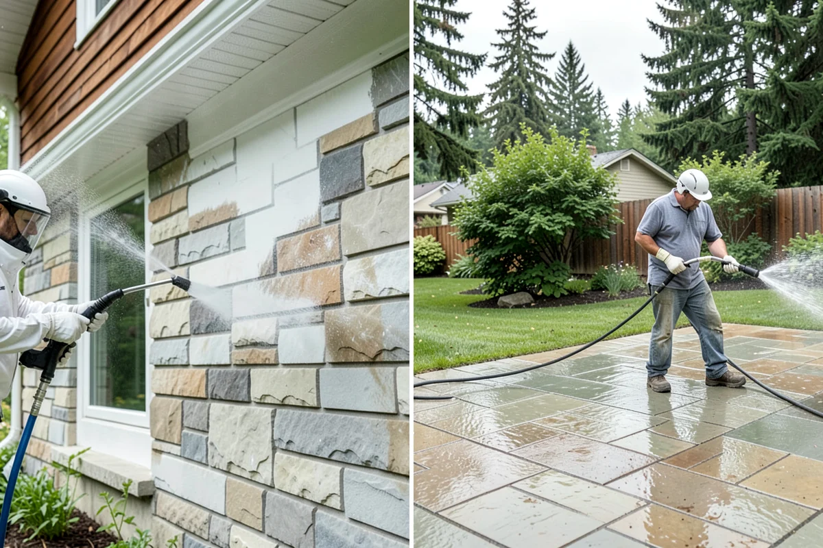 Decorative Rock Cleaning in Hunts Point, King County, WA - Clear leaves and large debris from the bed