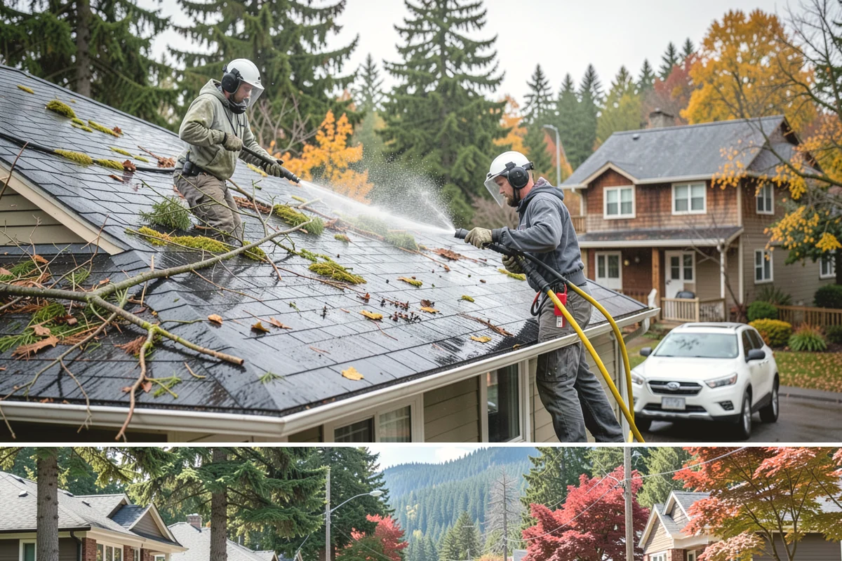 Decorative Rock Cleaning in Hunts Point, King County, WA - Decorative rock is best cleaned in spring to clear winter debris and again in fall after leaf drop.