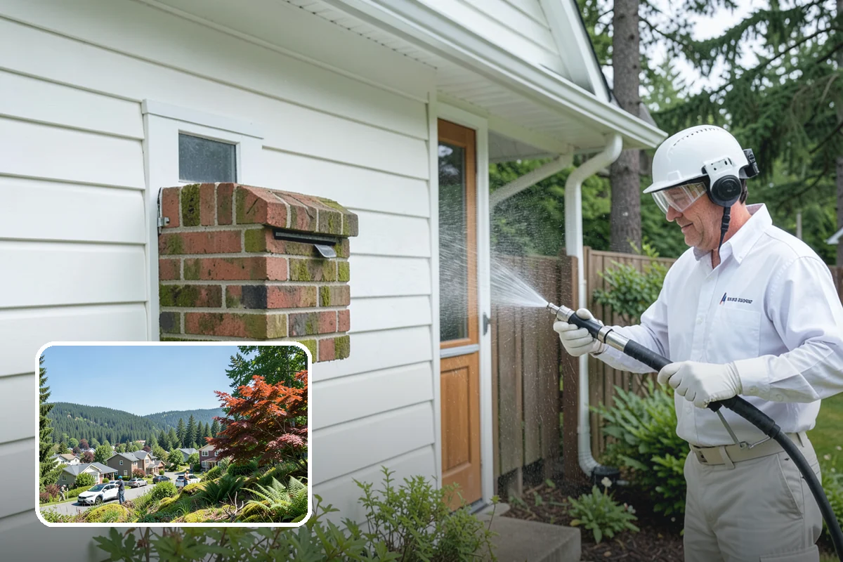 Decorative Rock Cleaning in Index, Snohomish County, WA - Restores the natural color of landscape stone