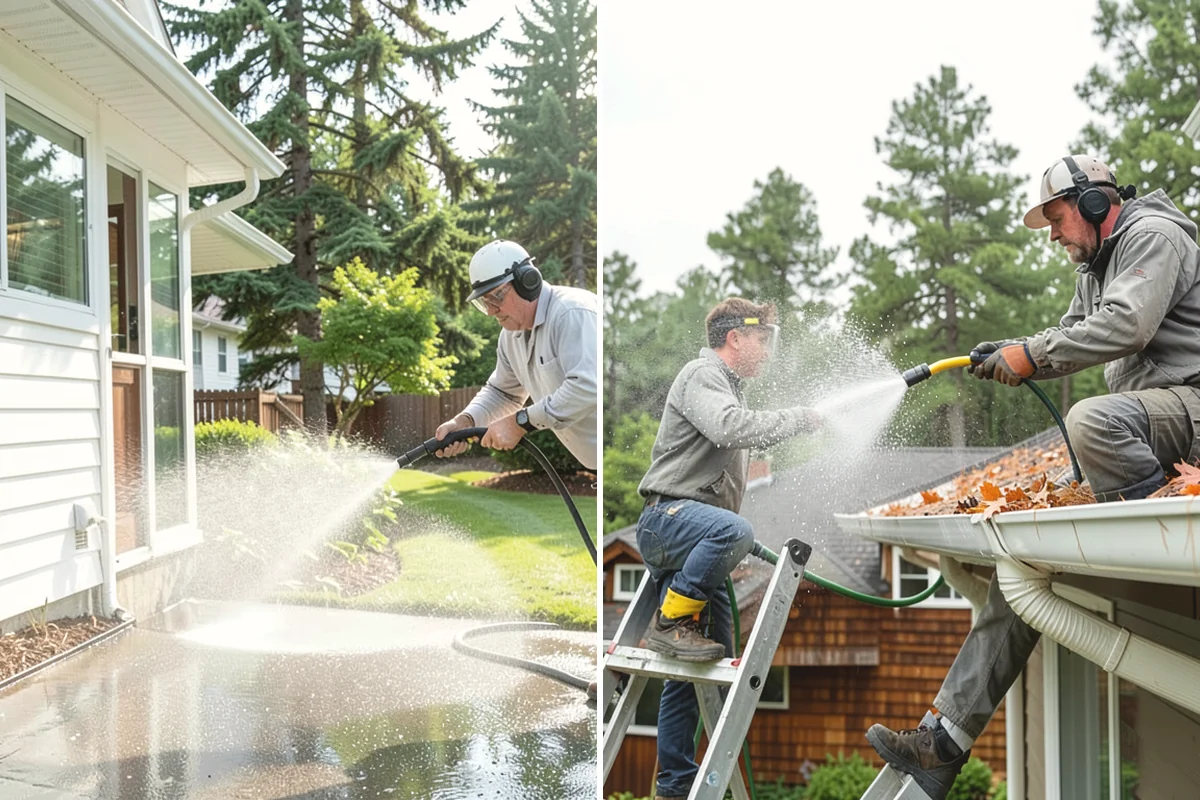 Decorative Rock Cleaning in La Conner, Skagit County, WA - Clear leaves and large debris from the bed