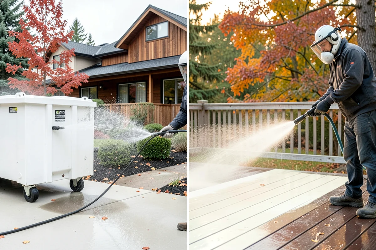 Decorative Rock Cleaning in Lake Forest Park, King County, WA - Clear leaves and large debris from the bed