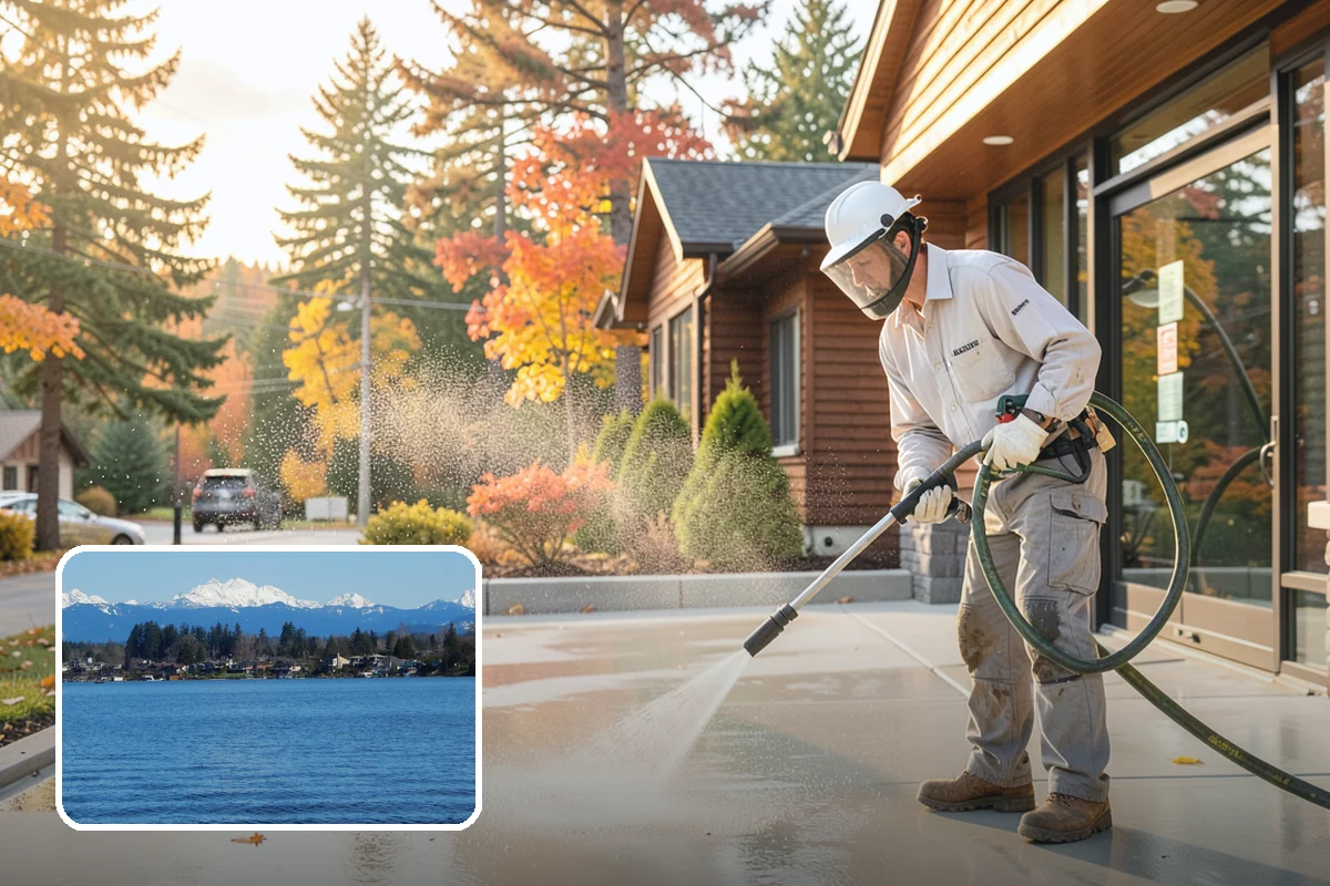 Decorative Rock Cleaning in Lake Stevens, Snohomish County, WA - Restores the natural color of landscape stone