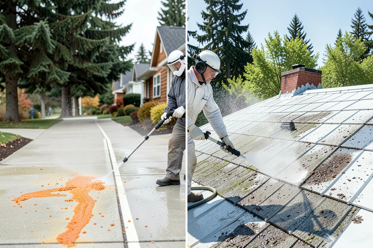 Decorative Rock Cleaning in Lyman, Skagit County, WA - Clear leaves and large debris from the bed