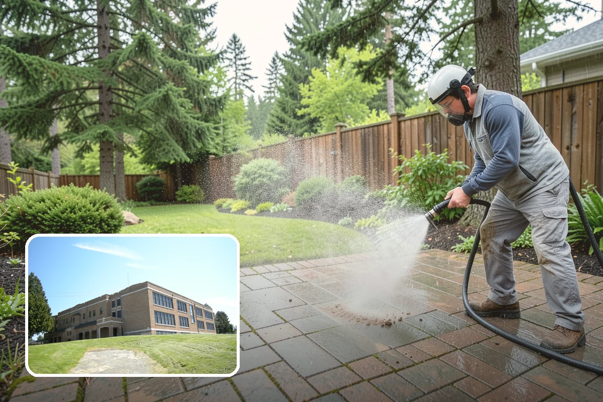 Decorative Rock Cleaning in Maple Valley, King County, WA - Restores the natural color of landscape stone
