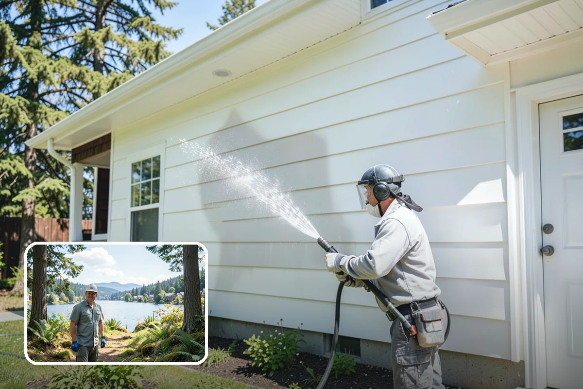 Decorative Rock Cleaning in Milton, King County, WA - Restores the natural color of landscape stone