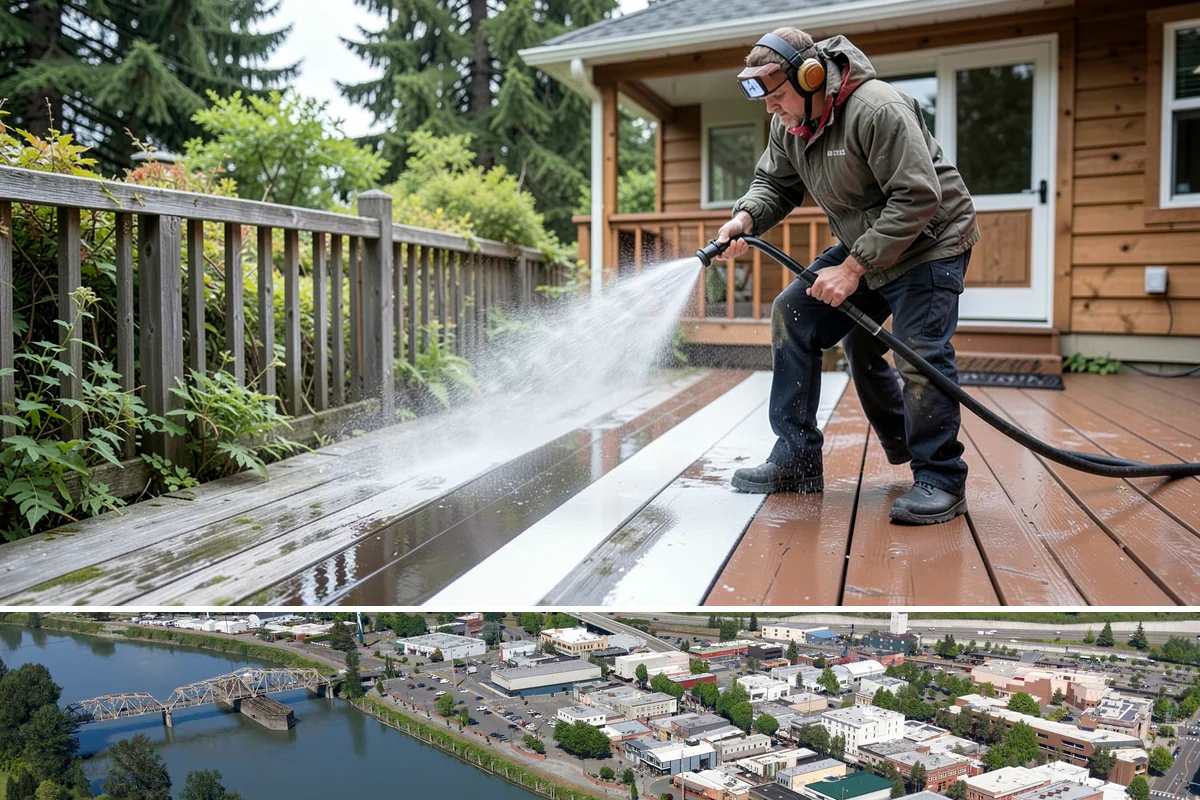 Decorative Rock Cleaning in Mount Vernon, Skagit County, WA - Decorative rock is best cleaned in spring to clear winter debris and again in fall after leaf drop.