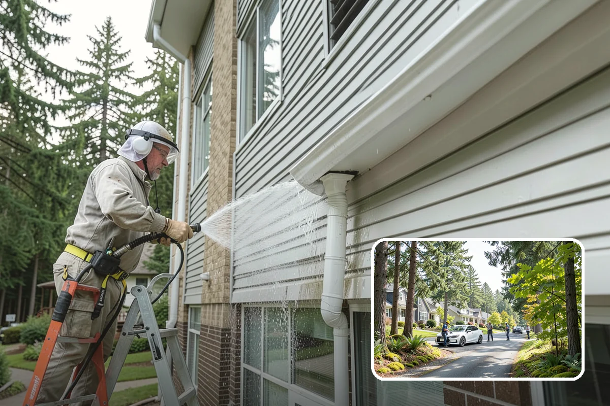 Decorative Rock Cleaning in Normandy Park, King County, WA - Restores the natural color of landscape stone
