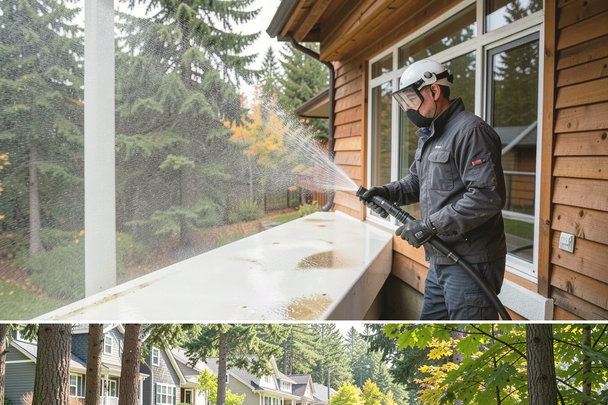 Decorative Rock Cleaning in Normandy Park, King County, WA - Decorative rock is best cleaned in spring to clear winter debris and again in fall after leaf drop.