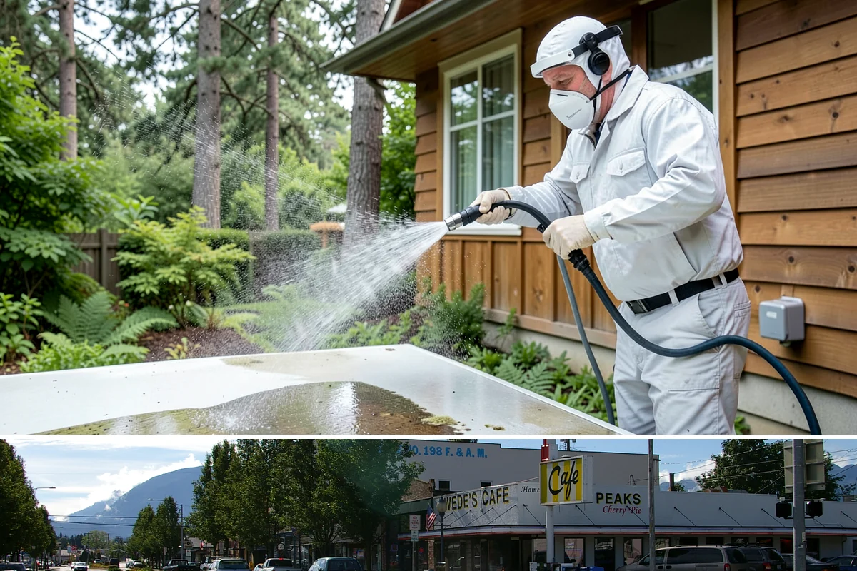 Decorative Rock Cleaning in North Bend, King County, WA - Decorative rock is best cleaned in spring to clear winter debris and again in fall after leaf drop.