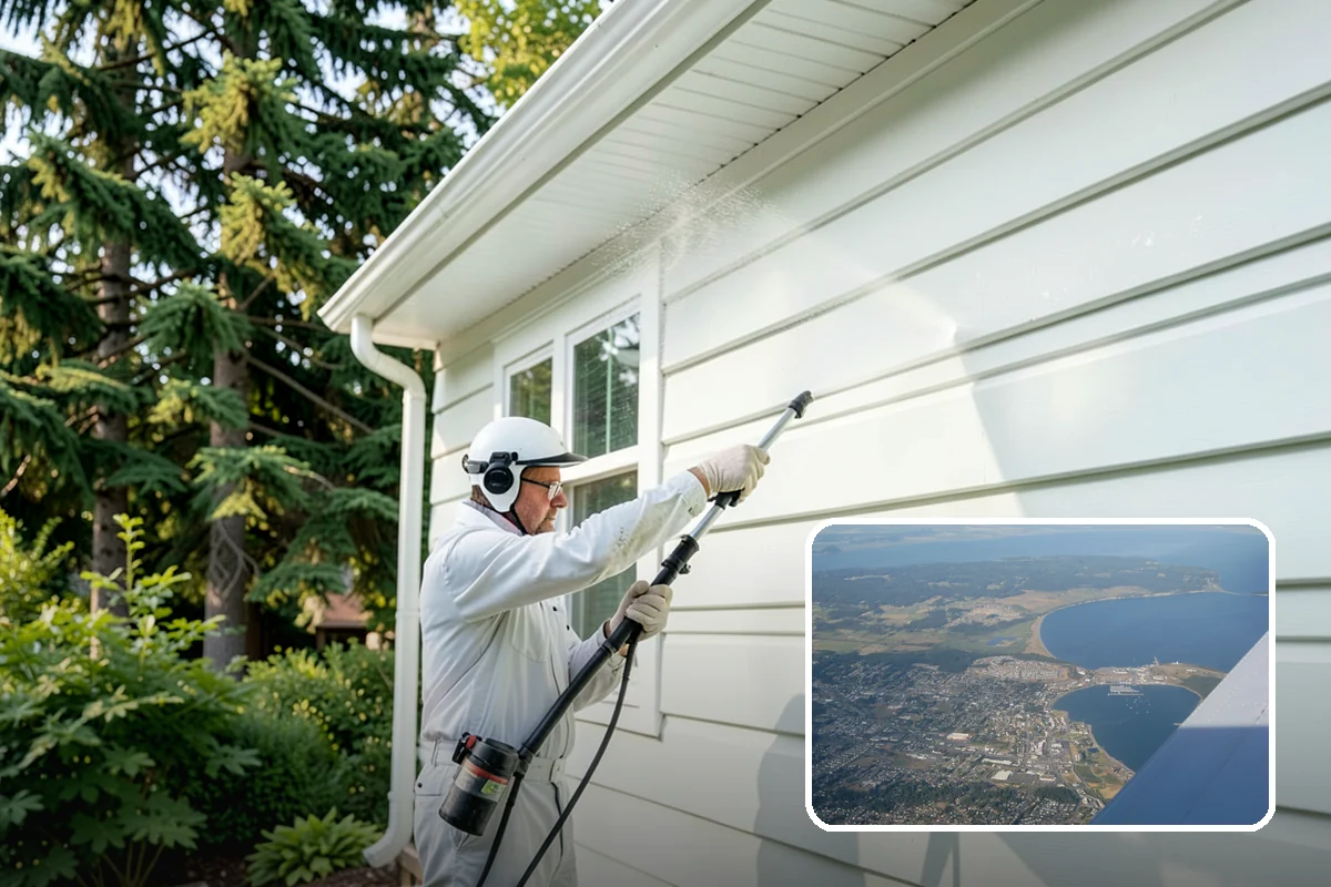 Decorative Rock Cleaning in Oak Harbor, Island County, WA - Restores the natural color of landscape stone