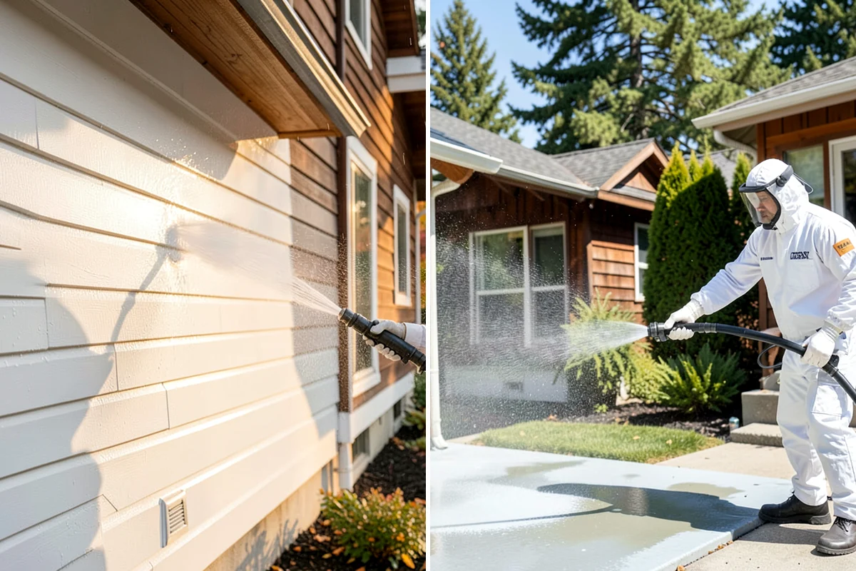 Decorative Rock Cleaning in Pacific, King County, WA - Clear leaves and large debris from the bed
