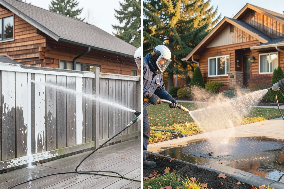 Decorative Rock Cleaning in Redmond, King County, WA - Clear leaves and large debris from the bed