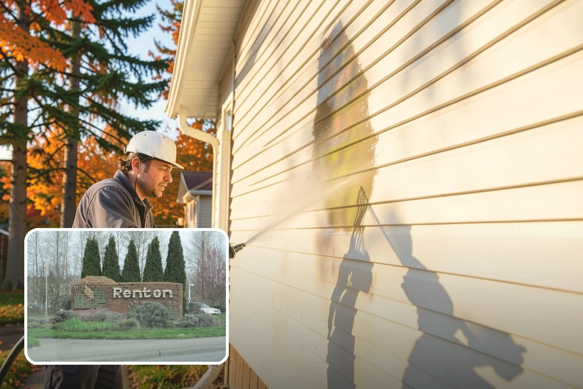 Decorative Rock Cleaning in Renton, King County, WA - Restores the natural color of landscape stone